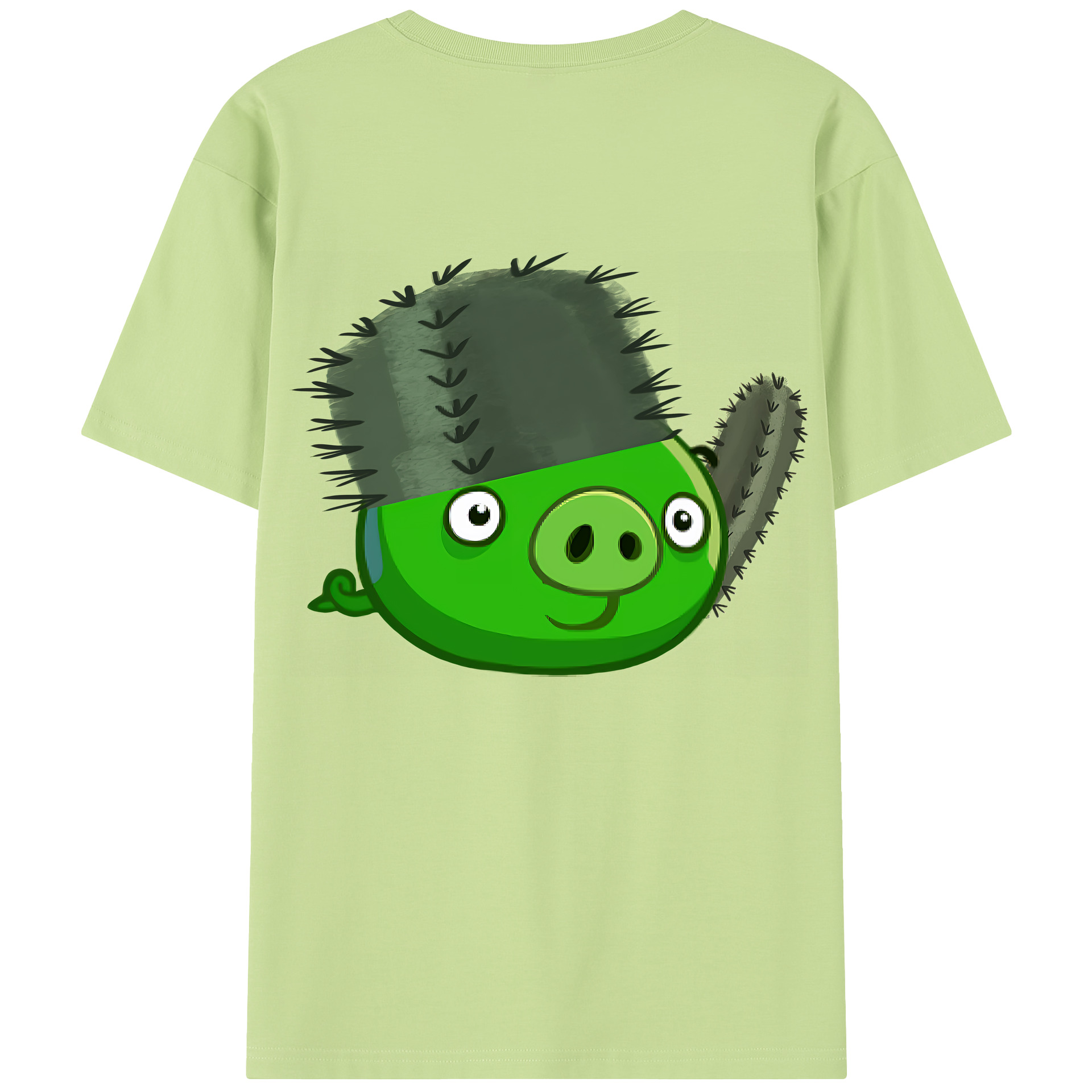 （画像用） Angry Birds アングリーバード 綿100％半袖Tシャツ（背面プリント）